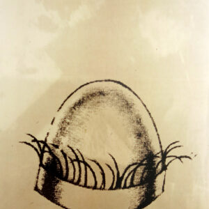 "Love, music and transitoriness" I, Siebdruck auf Chromolux, 70 x 50cm, signiert, Auflage: 15 Stück, 1991