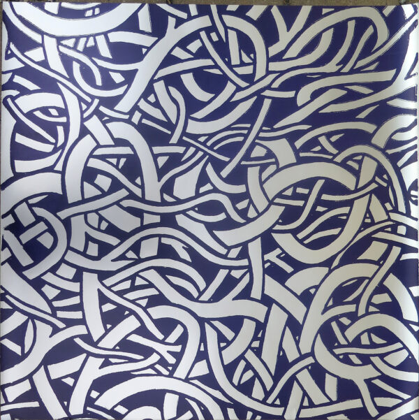 „o.T." III, Siebdruck auf Chromolux, 70 x 70 cm, signiert, Auflage: 15 Stück, 1990